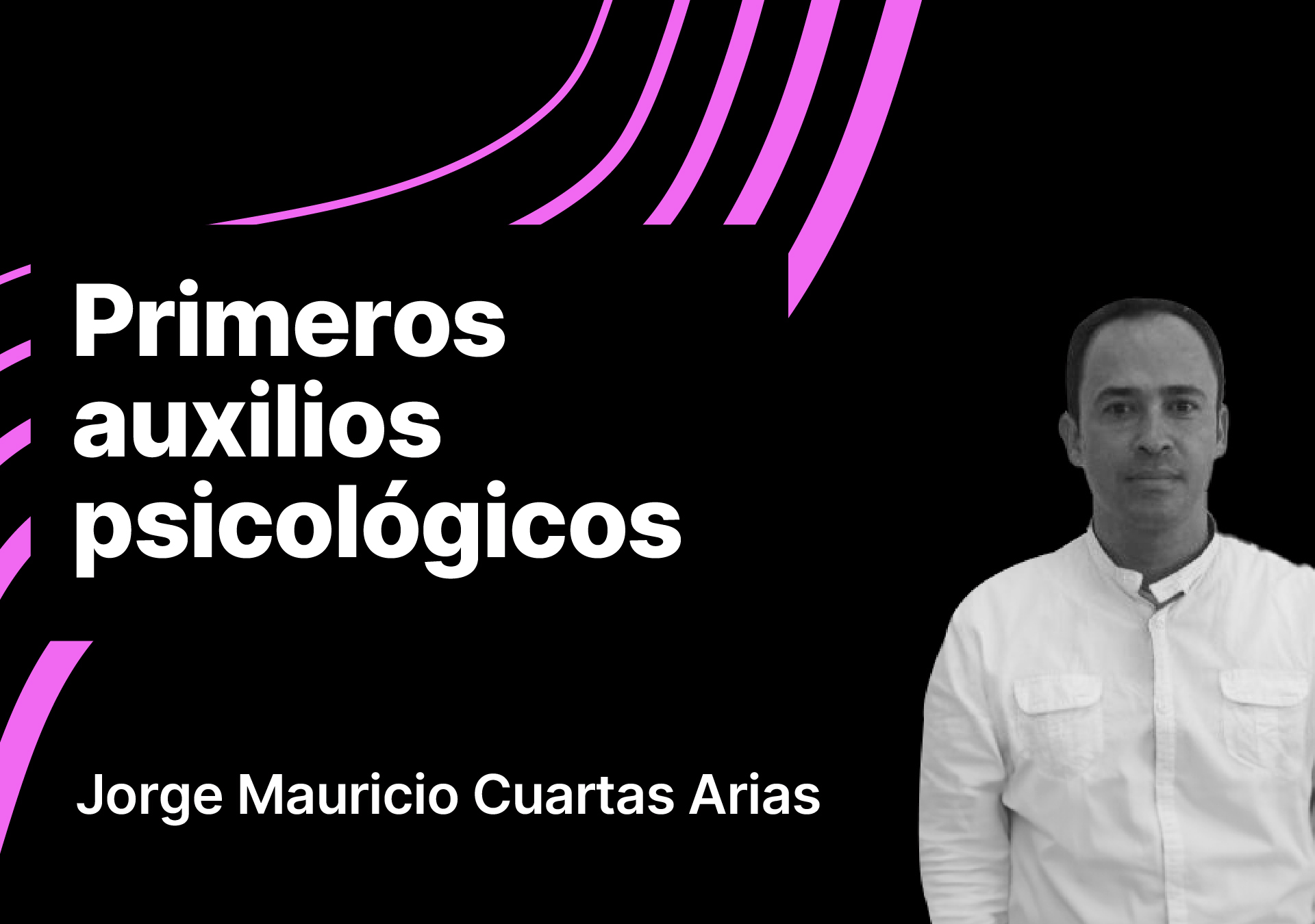 ¡Vamos a hablarte de primeros auxilios psicológicos! Estas son intervenciones inmediatas que tienen como propósito disminuir el malestar psicológico, promover la seguridad emocional, y saber cómo y cuándo acceder a una atención especializada y profesional. Lo que te ofrecemos son los conceptos básicos para acompañar y apoyar a personas que enfrentan situaciones de angustia y requieren de ayuda. ¡Te invitamos a hacer este recorrido juntos! 